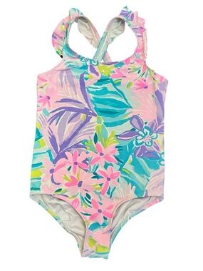 Lilly Pulitzer Girls One Piece Swimsuit Size 4
